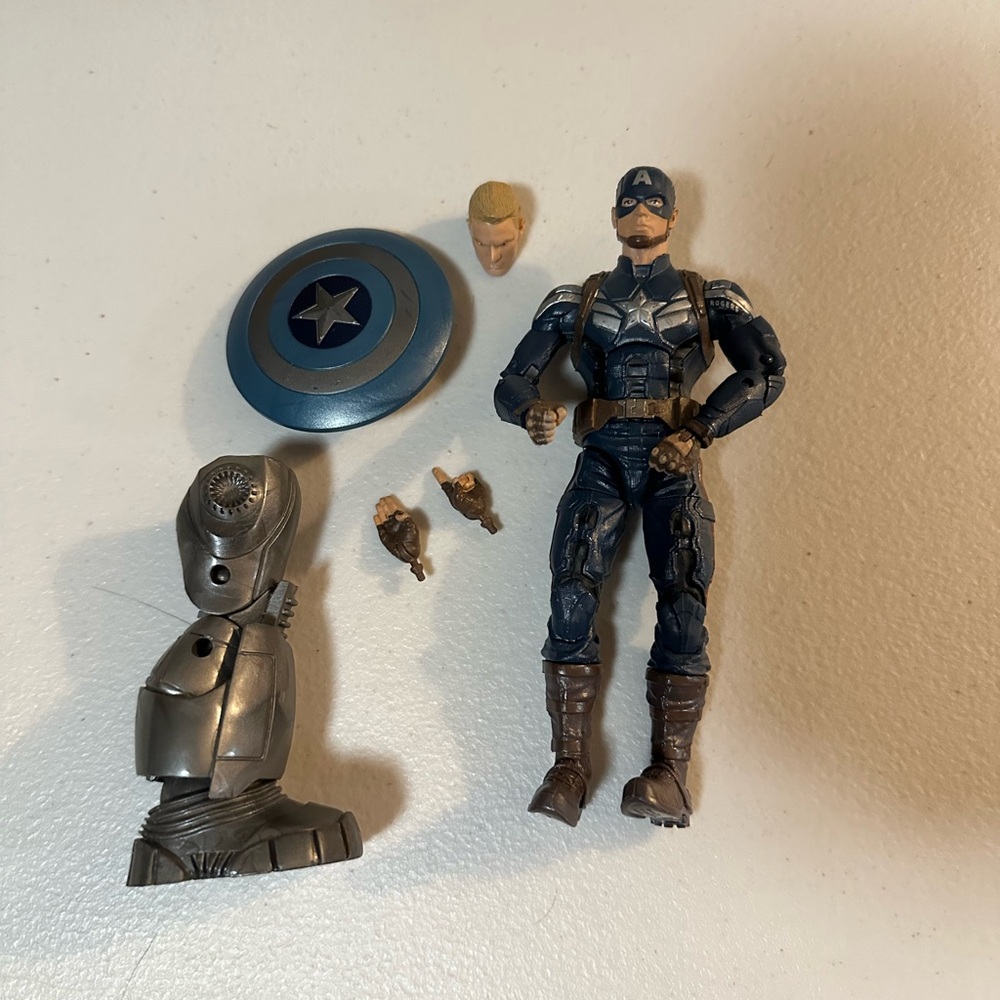 Marvel Legends Captain America Winter Soldier Stealth Suit Mandroid BAF Wave